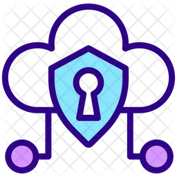 Cloud security  Icon