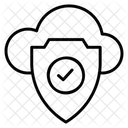 Cloud Security  Icon