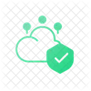 Cloud security  Icon