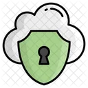Cloud Security Protection Icon