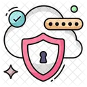 Cloud Security Cloud Protection Secure Cloud Icon