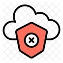 Cloud Security Cloud Safety Cloud Protection Icon