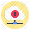 Cloud Security Network Cloud Protection Network Cloud Safety Network Icon