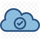 Cloud Selected Check Mark Cloud Computing Icon