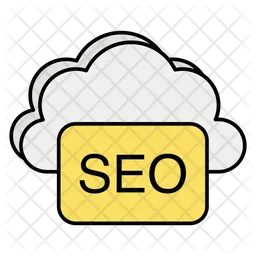 Cloud Seo  Icon