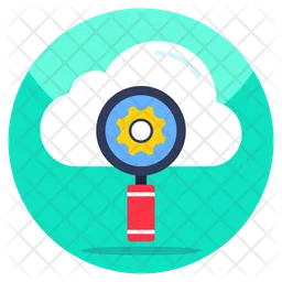 Cloud Seo  Icon