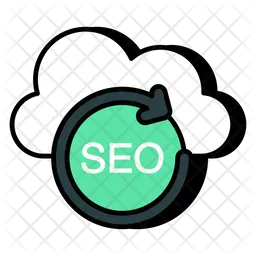 Cloud Seo  Icon