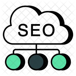 Cloud Seo  Icon