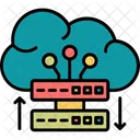 Cloud Server Network Technology Icon