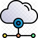 Cloud Server Business Seo Icon