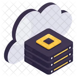 Cloud Server  Icon