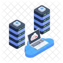 Rechenzentrum Datenhosting Datenserver Symbol