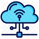 Cloud Server Internet Wireless Icon