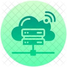 Cloud Server  Icon