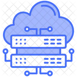 Cloud Server  Icon