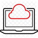 Cloud Server Wolken Moderne Wolken Symbol