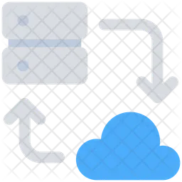 Cloud Server  Symbol