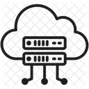 Cloud Server Speicher Symbol