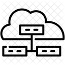 Cloud Server Internet Icon