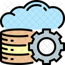 Cloud Servers Database Icon