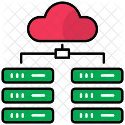 Cloud Server  Icon