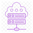 Cloud Server Database Icon