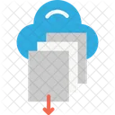 Cloud Server Cloud Daten Download Download Symbol