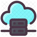 Internet Technology Cloud Server Cloud Database Icon