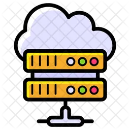 Cloud Server  Icon