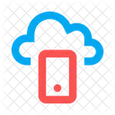 Cloud Smartphone Access Icon