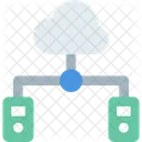 M Cloud Server Cloud Server Cloud Connection Icon