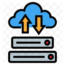 Cloud Server  Icon