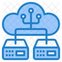 Cloud Server Share Cloud Icon
