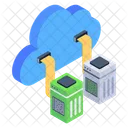 Cloud Server Cloud Speicher Cloud Daten Symbol