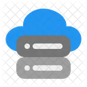 Cloud Server Cloud Hosting Database Icon
