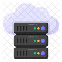 Cloud Storage Cloud Server Cloud Datacenter Icon