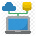Cloud Server Cloud Database Server Icon