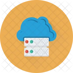 Cloud Server  Icon