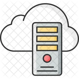 Cloud Server  Icon