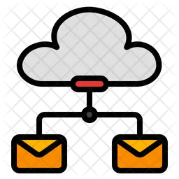 Cloud Server  Symbol