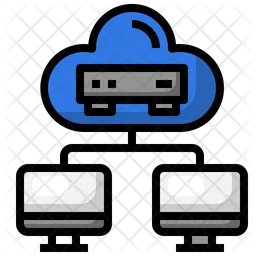 Cloud Server  Icon