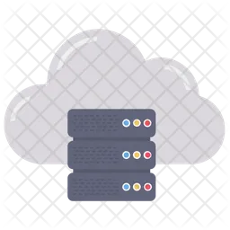 Cloud Server  Icon