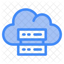 Cloud Server  Icon