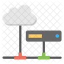 Cloud Server Web Icon