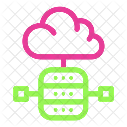 Cloud Server  Icon