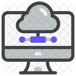 Cloud Server  Icon