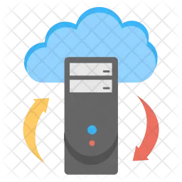 Cloud Server  Icon