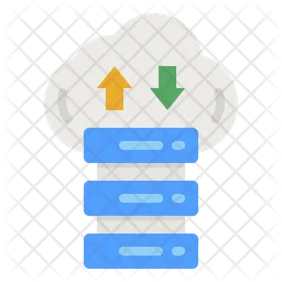 Cloud Server  Symbol