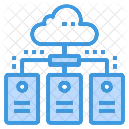 Cloud Server  Icon