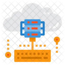 Cloud Server  Symbol